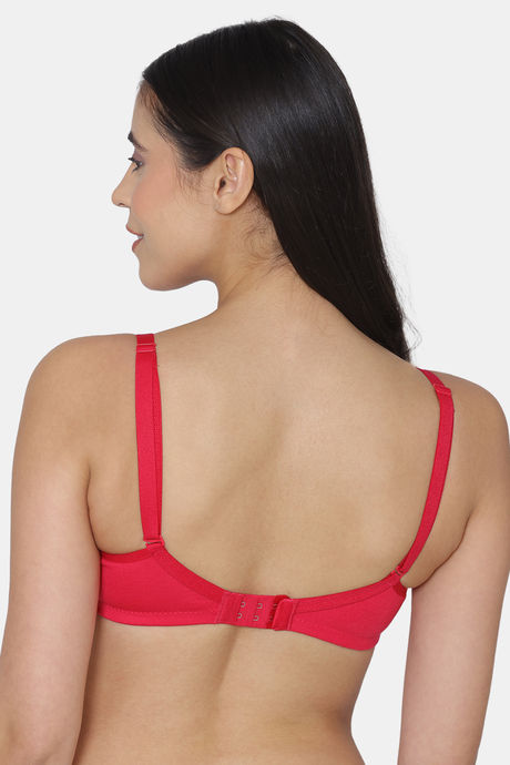 Tweens Single Layered Non Wired Full Coverage Minimiser Bra - Dark Pink — image 2